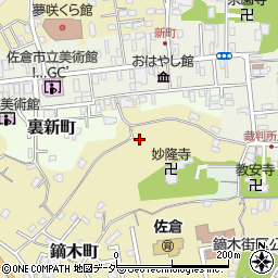 千葉県佐倉市鏑木町137周辺の地図