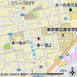 東京都江戸川区本一色2丁目17-9周辺の地図