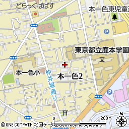 東京都江戸川区本一色2丁目17-10周辺の地図