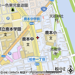東京都江戸川区松本2丁目34-8周辺の地図