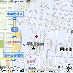 東京都小平市回田町147周辺の地図