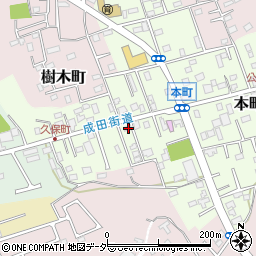 千葉県佐倉市本町85周辺の地図