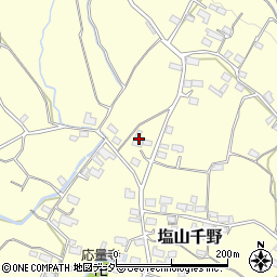 山梨県甲州市塩山千野1348周辺の地図