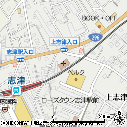 佐倉市立志津図書館志津分館周辺の地図