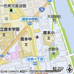 東京都江戸川区松本2丁目34-7周辺の地図