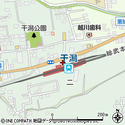 旭警察署干潟駅前交番周辺の地図