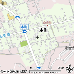 千葉県佐倉市本町76周辺の地図