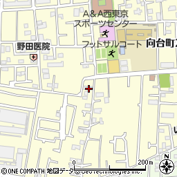 東京都西東京市向台町3丁目4-2周辺の地図