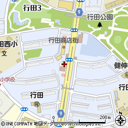 ミニストップ船橋行田店周辺の地図