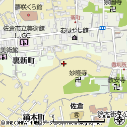 千葉県佐倉市鏑木町146周辺の地図