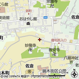 千葉県佐倉市鏑木町171周辺の地図