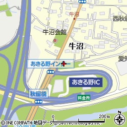 秋川神明社周辺の地図