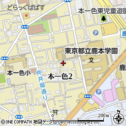 東京都江戸川区本一色2丁目17-12周辺の地図