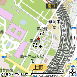 東京都台東区上野公園15周辺の地図