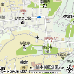 千葉県佐倉市鏑木町172-2周辺の地図