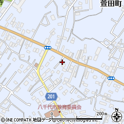 千葉県八千代市萱田町1033-13周辺の地図