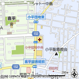 東京都小平市回田町92周辺の地図