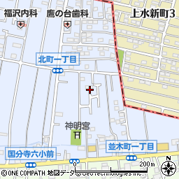 〒185-0001 東京都国分寺市北町の地図