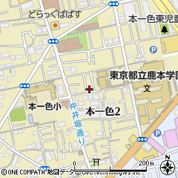 東京都江戸川区本一色2丁目16-26周辺の地図