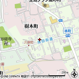 千葉県佐倉市本町10周辺の地図