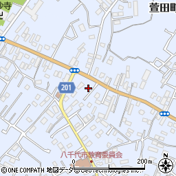 千葉県八千代市萱田町1033-22周辺の地図