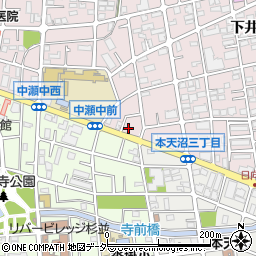 向井町新町線周辺の地図