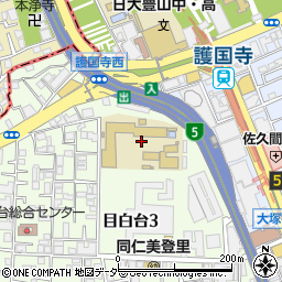 東京都文京区目白台3丁目27周辺の地図