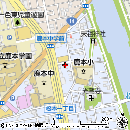 東京都江戸川区松本2丁目34-11周辺の地図