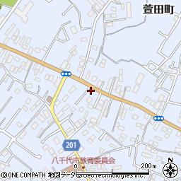 千葉県八千代市萱田町1033-12周辺の地図
