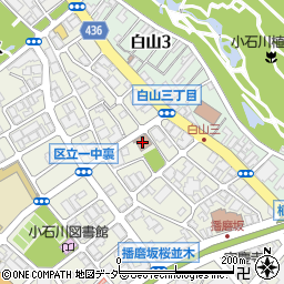 文京区立　久堅保育園周辺の地図