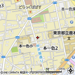 東京都江戸川区本一色2丁目16-2周辺の地図