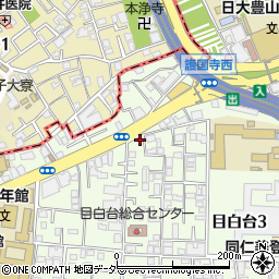 東京都文京区目白台3丁目18-19周辺の地図