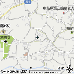 山梨県甲州市塩山中萩原173周辺の地図