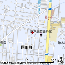 東京都小平市回田町267周辺の地図