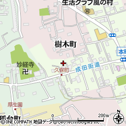千葉県佐倉市本町6周辺の地図