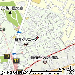 千葉県八千代市勝田台北3丁目21-22周辺の地図