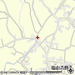 山梨県甲州市塩山千野1355周辺の地図