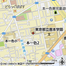 東京都江戸川区本一色2丁目16-16周辺の地図