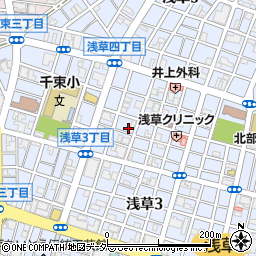 しゃぶ辰 浅草店周辺の地図