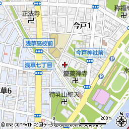 愛山堂周辺の地図
