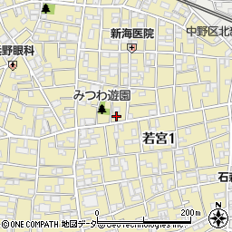 クレール若宮周辺の地図