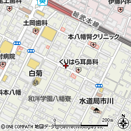 エレファントハウス ELEPHANT HOUSE 本八幡店周辺の地図