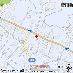 千葉県八千代市萱田町1033-4周辺の地図