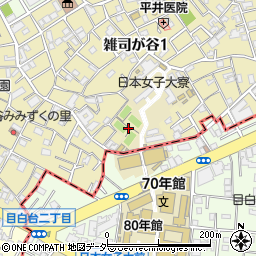 東京都豊島区雑司が谷1丁目3周辺の地図