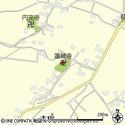 蓮城寺周辺の地図