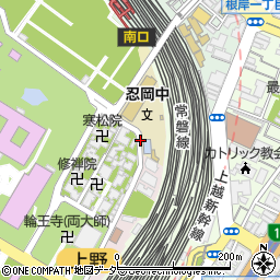 東京都台東区上野公園18周辺の地図