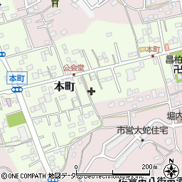 千葉県佐倉市本町68-2周辺の地図