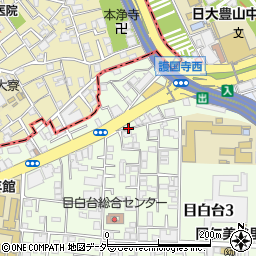 東京都文京区目白台3丁目25周辺の地図