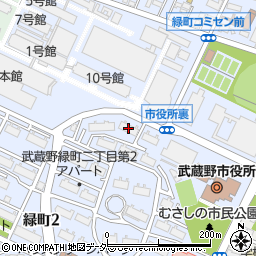 武蔵野緑町パークタウンＡ８号棟周辺の地図