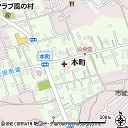 千葉県佐倉市本町76-4周辺の地図